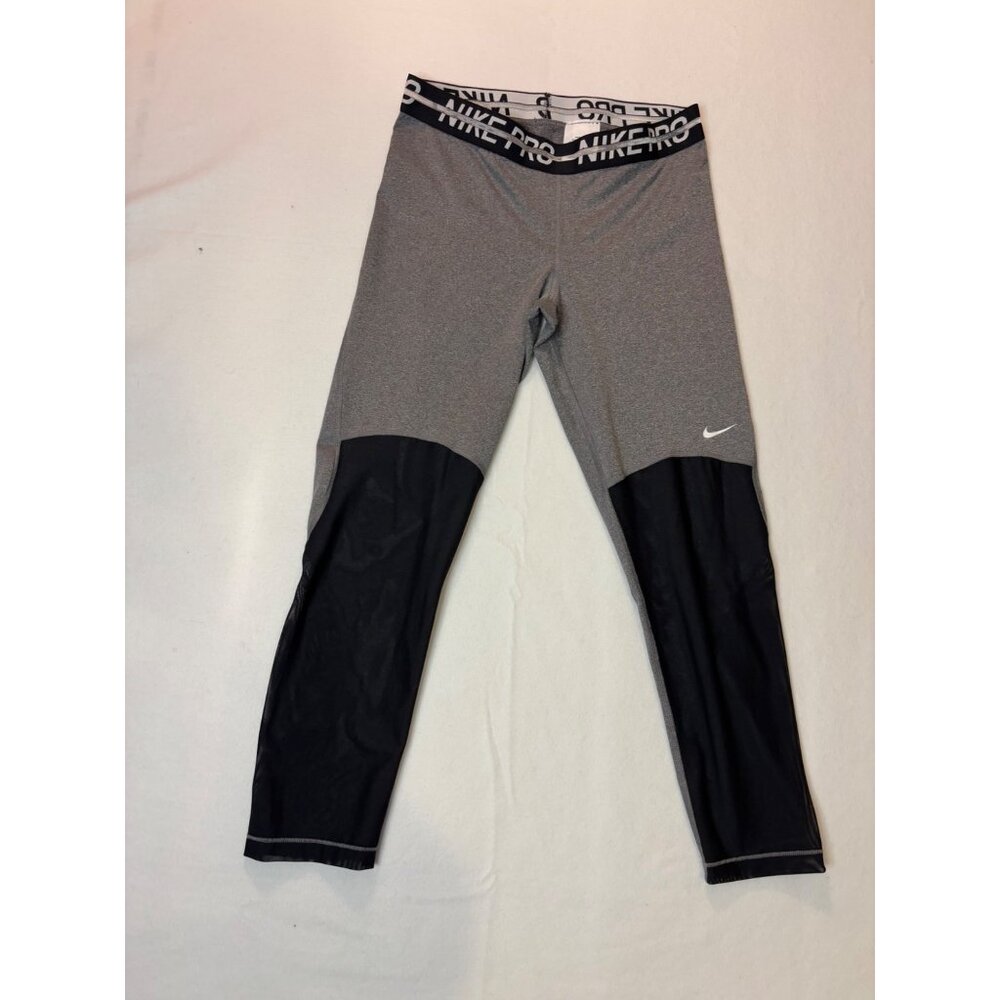 Women’s Nike Dri-Fit Black Leggings Jogger Pants M RN-56323-CA#05553 Size Medium